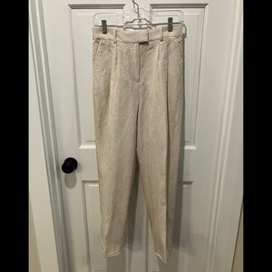 High Waisted Linen-Blend H&M Dress Pants Size 6